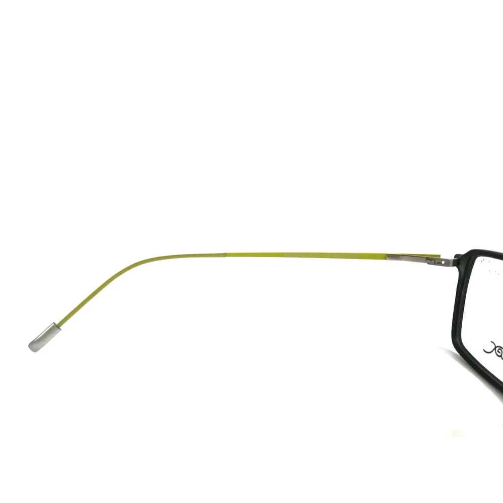 Airflex Eyeglasses Frames AF2611B C10 Matte Black Green Rectangle 53-16-135